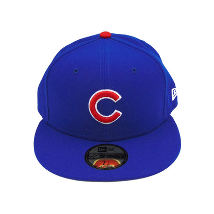 Chicago Cubs Authentic New Era Cap blue Front View