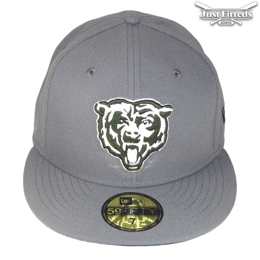 Chicago Bears Jf Custom New Era Cap Grey
