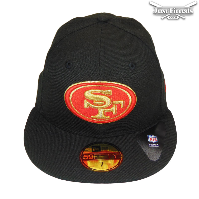 San Francisco 49ers Jf Custom New Era Cap Red Gold