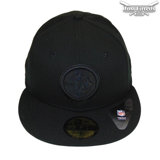 Pittsburgh Steelers Jf Custom New Era Cap Blackout