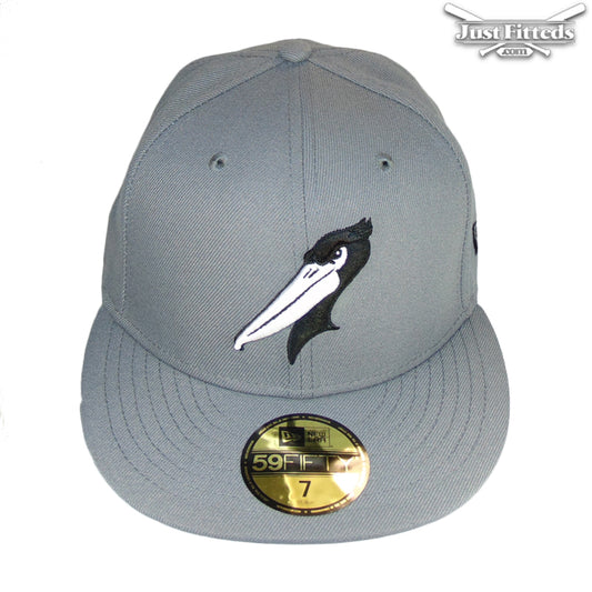 Myrtle Beach Pelicans Jf Custom New Era Cap Grey