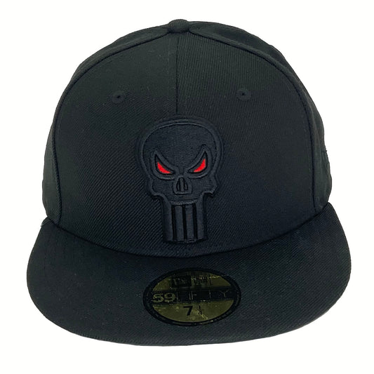 Marvel Punisher JustFitteds Exclusive New Era 59FIFTY Cap Black