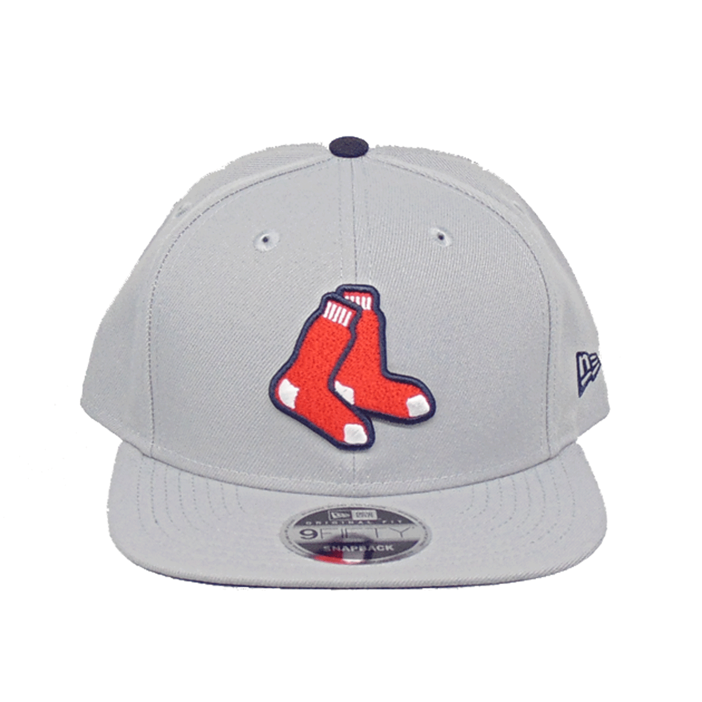 Boston Red Sox Jf Custom New Era Snapback Cap Grey