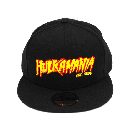 Hulk Hogan Hulkamania Jf Custom New Era Cap Black black Front View