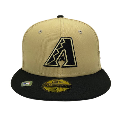 Arizona Diamondbacks New Era Cap Authentic City black 
yellow Front View