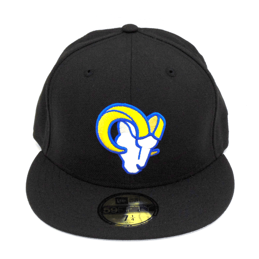 Los Angeles Rams Custom New Era Cap Black