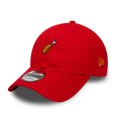 Chicken Leg 9TWENTY Adjustable New Era Cap red Front View