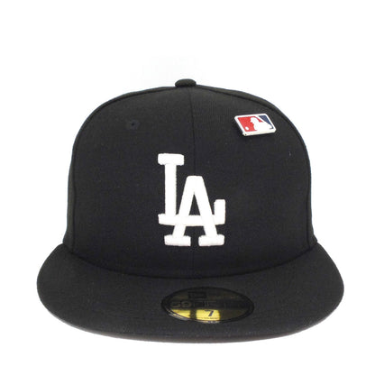 Los Angeles Dodgers Exclusive New Era Cap Black Glow black Front View