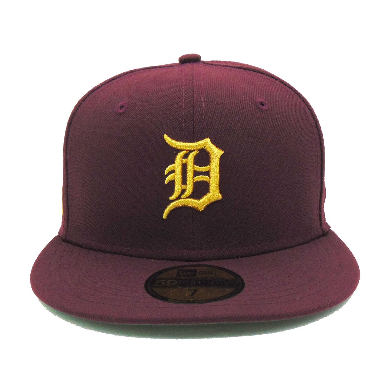 Detroit Tigers Custom New Era Cap WS84 Maroon Gold