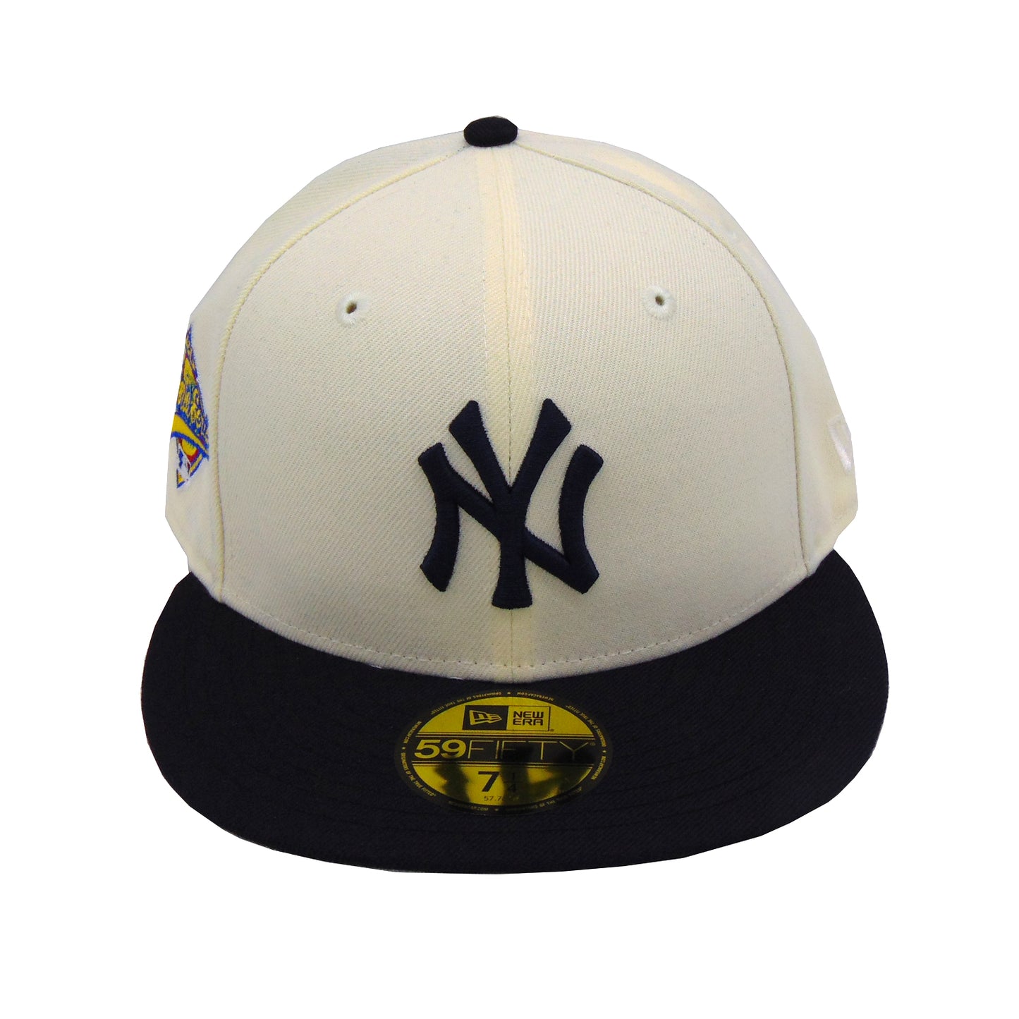 New York Yankees Custom New Era Cap Cream Navy