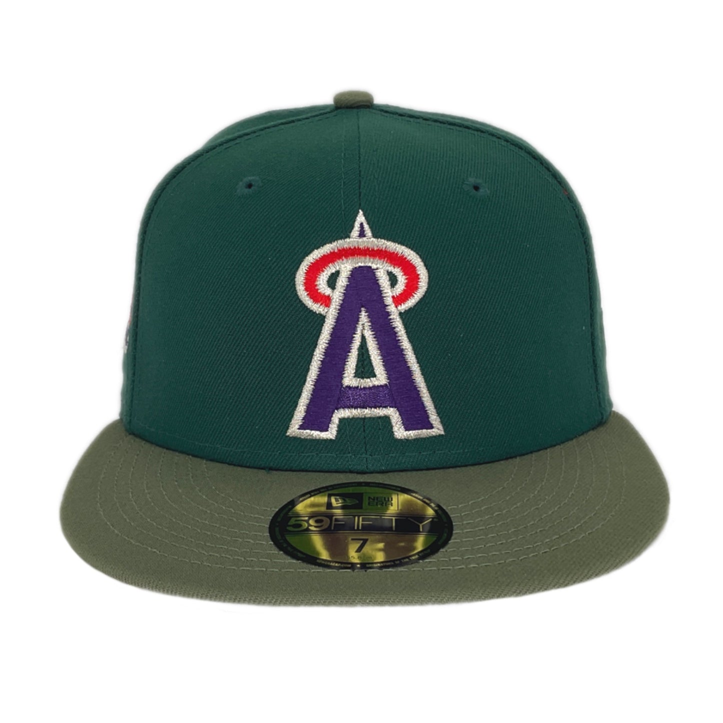 California Angels Custom New Era Cap Green