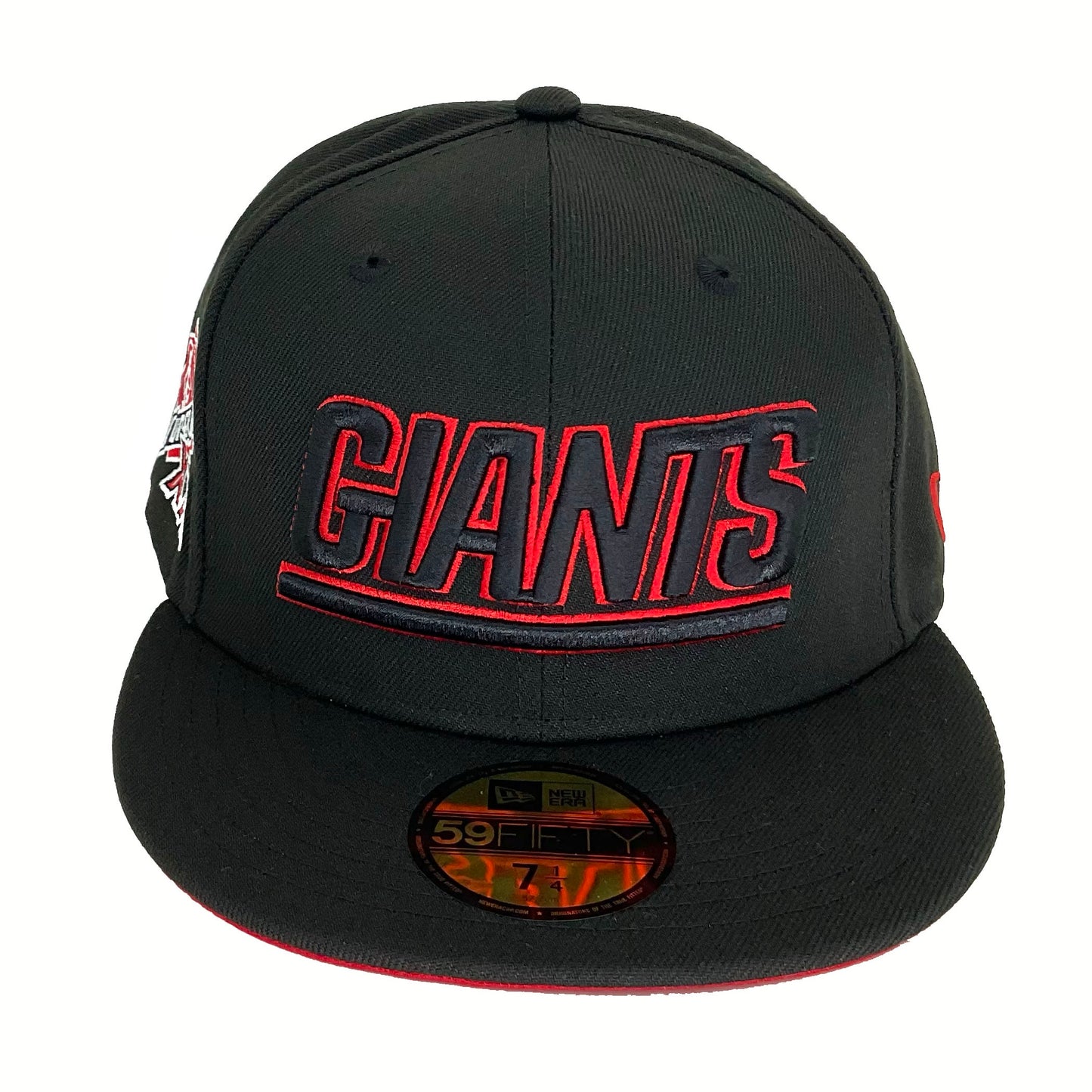 New York Giants Custom New Era Cap Black 21