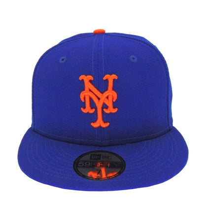 New York Mets Custom New Era Cap Game 2006 wool blue Front View