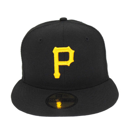 Pittsburgh Pirates Custom New Era Cap Game 2006 wool black Front View