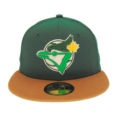 Toronto Blue Jays New Era 59FIFTY Cap Green 30th green Front View