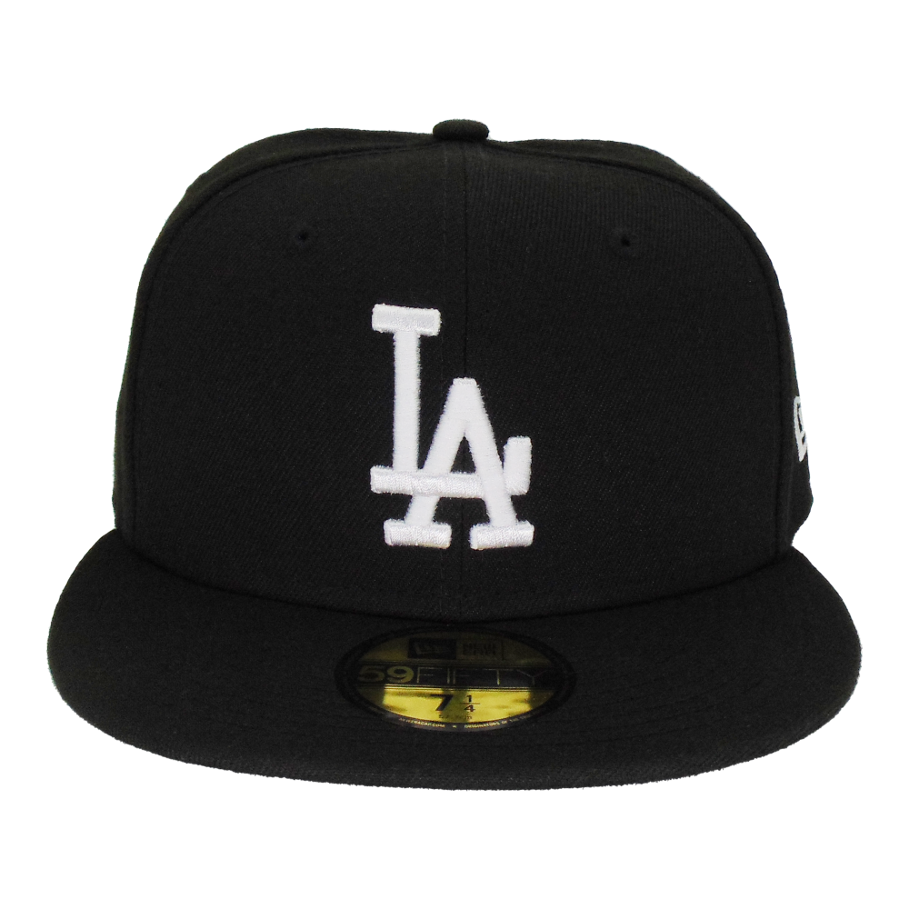 Los Angeles Dodgers Basic New Era 59FIFTY Cap Black White