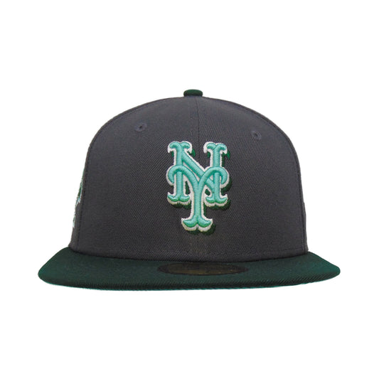 New York Mets jf Custom New Era Cap graphit 25th