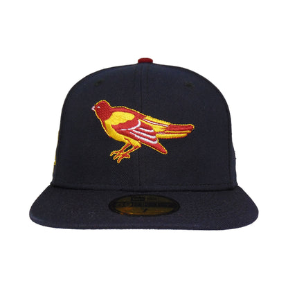 Baltimore Orioles JF Custom New Era Cap Navy 20th navy Front View