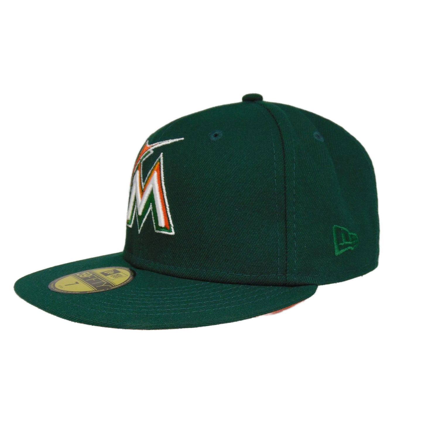 Miami Marlins Custom New Era Cap Green 2019