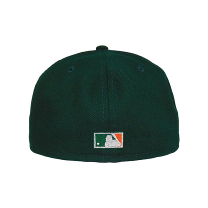 Miami Marlins Custom New Era Cap Green 2019 green Undervisor View