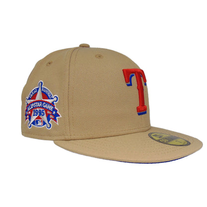 Texas Rangers JF Custom New Era Cap Camel ASG95 beige Side View