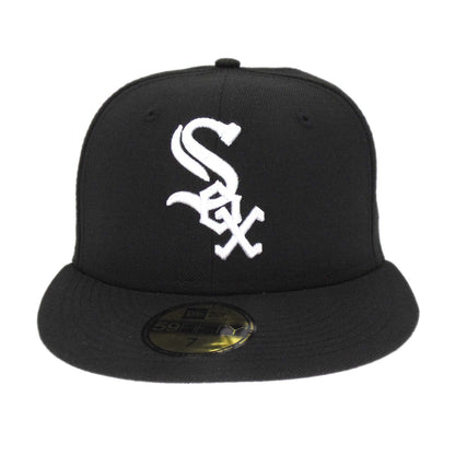 Chicago White Sox Custom New Era Cap Game 2006 wool black Front View