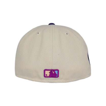 Houston Astros Custom New Era Cap Stone Purple Apollo 11 purple Undervisor View