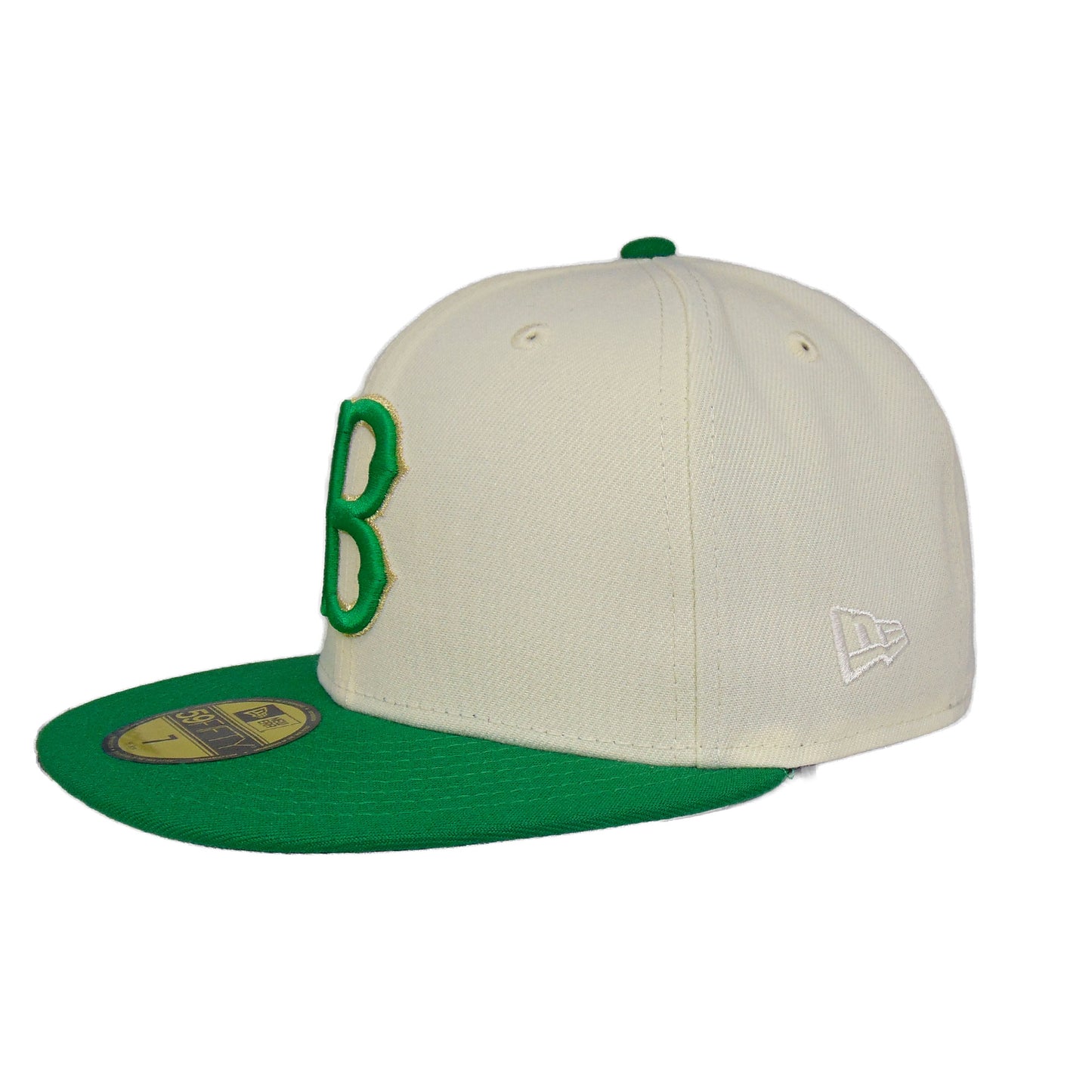 Boston Red Sox Custom New Era Cap Cream Green ASG 61