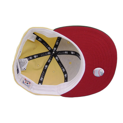 Atlanta Braves Custom New Era 59FIFTY Cap Vegas Gold  ASG 2000 yellow
dark green Additional View