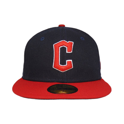 Cleveland Guardians Authentic On Field New Era Cap Navy red C red
navy Front View