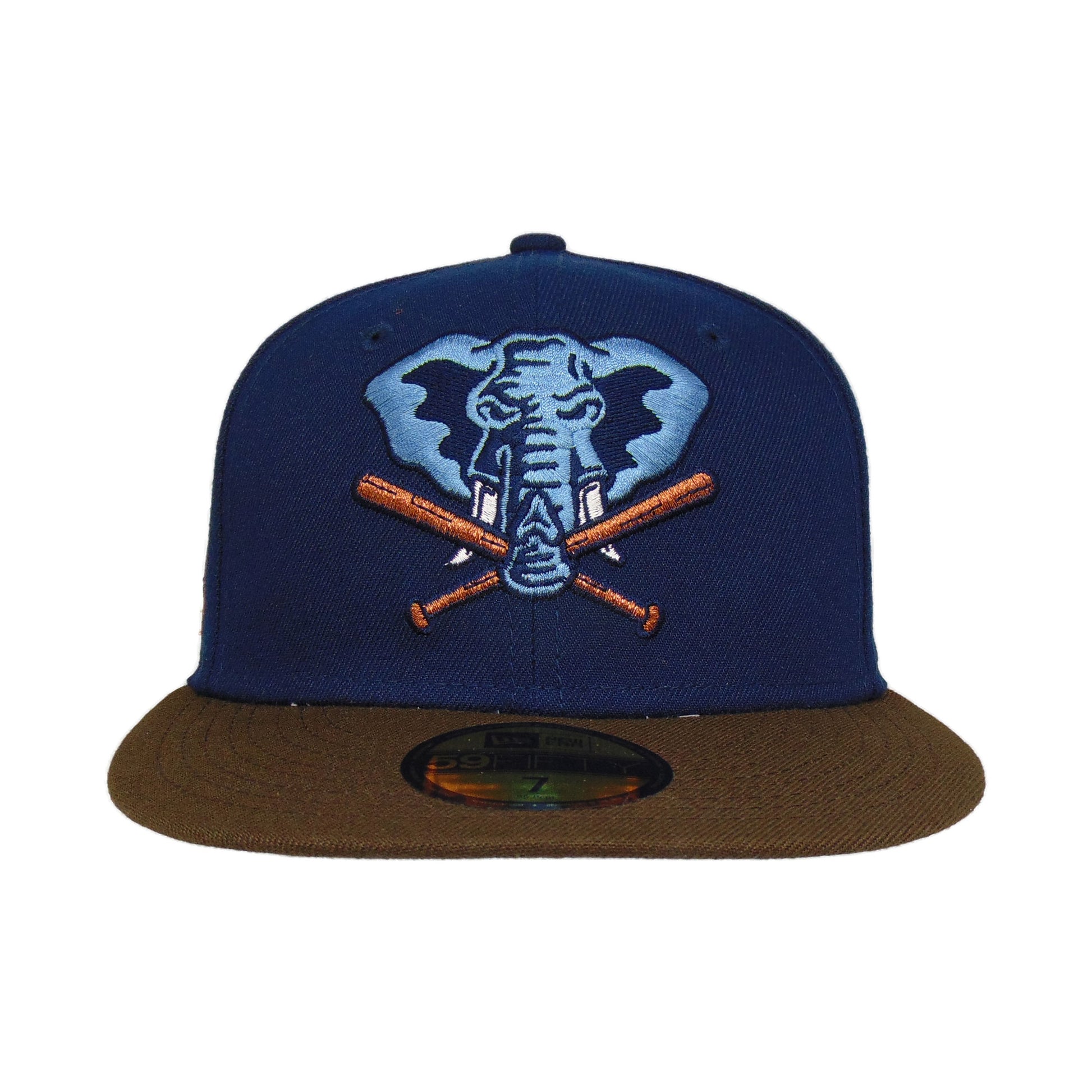 JustFitteds Custom Atlanta Braves New Era 59Fifty Cap Sky Blue