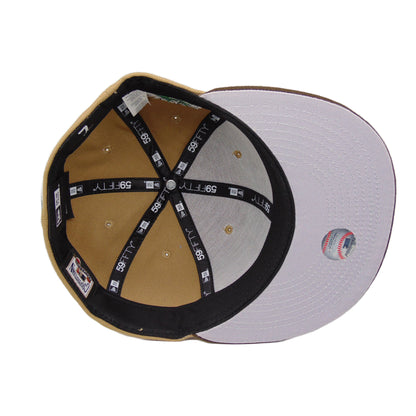 Florida Marlins Custom New Era Cap Camel Brown 1993 beige
brown Additional View