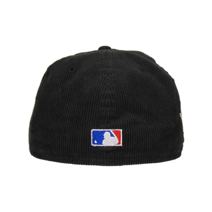 Seattle Mariners Custom New Era Cap Black Corduroy ASG 2001 black Undervisor View