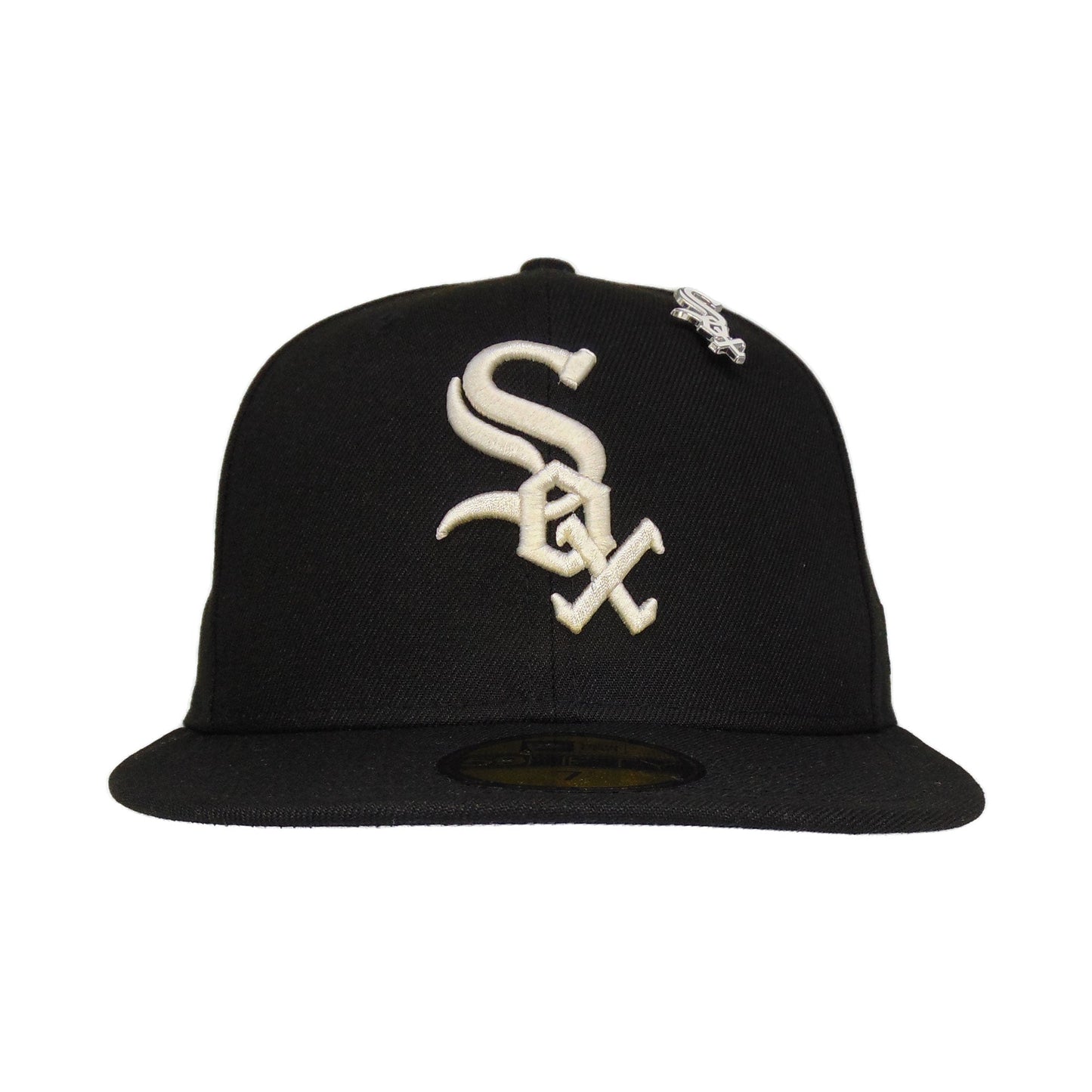 Chicago White Sox JF Exclusive New Era Cap Black White Pin