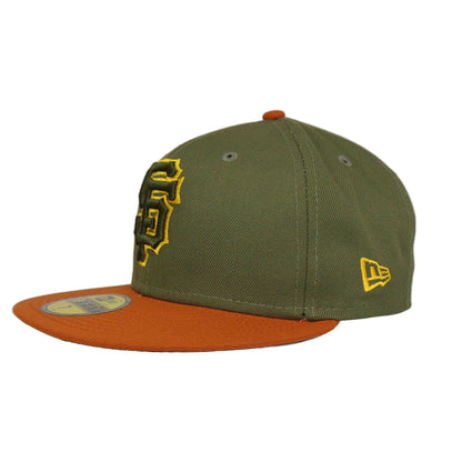San Francisco Giants New Era Cap Olive ASG2007 olive Back View