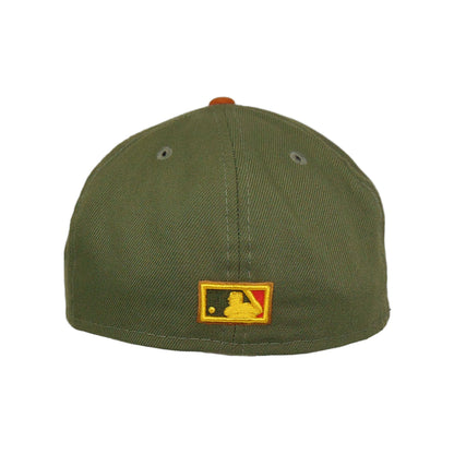 San Francisco Giants New Era Cap Olive ASG2007 olive Undervisor View
