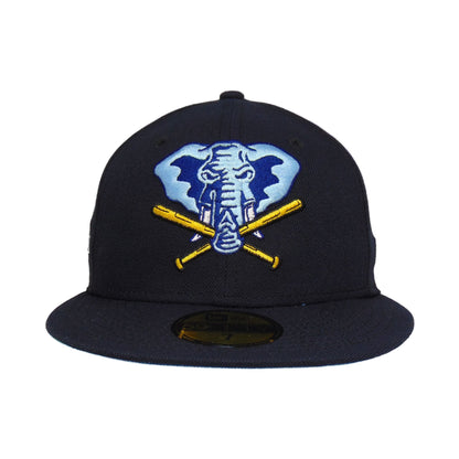 Oakland Athletics JF Custom New Era Cap Navy Stomper WS89 navy Front View