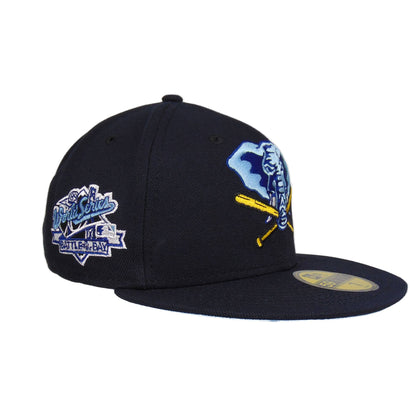 Oakland Athletics JF Custom New Era Cap Navy Stomper WS89 navy Side View