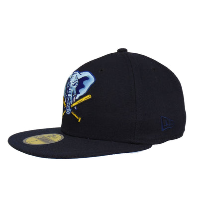 Oakland Athletics JF Custom New Era Cap Navy Stomper WS89 navy Back View