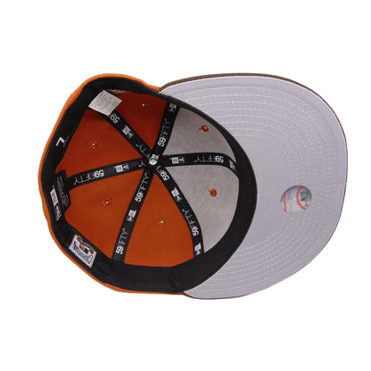 Florida Marlins Custom New Era Cap burned orange Brown 10th Anni. burnt orange
brown Additional View
