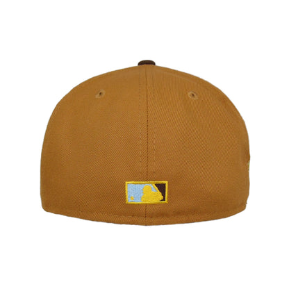Houston Astros Custom New Era Cap Peanut Brown 45th peanut
brown Undervisor View