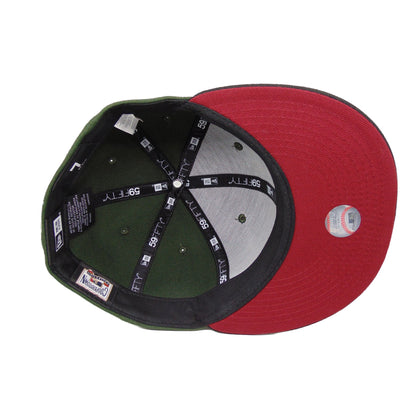 Los Angeles Dodgers Custom New Era Cap Seaweed WS88 green
black  Additional View